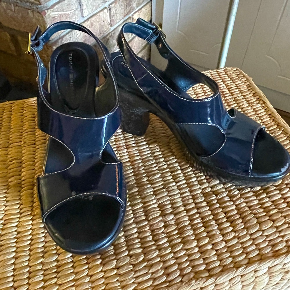 Tommy Hilfiger | Navy Block Heels